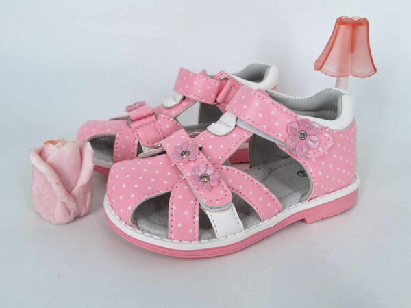 Decije sandalice roze cvet FK0616